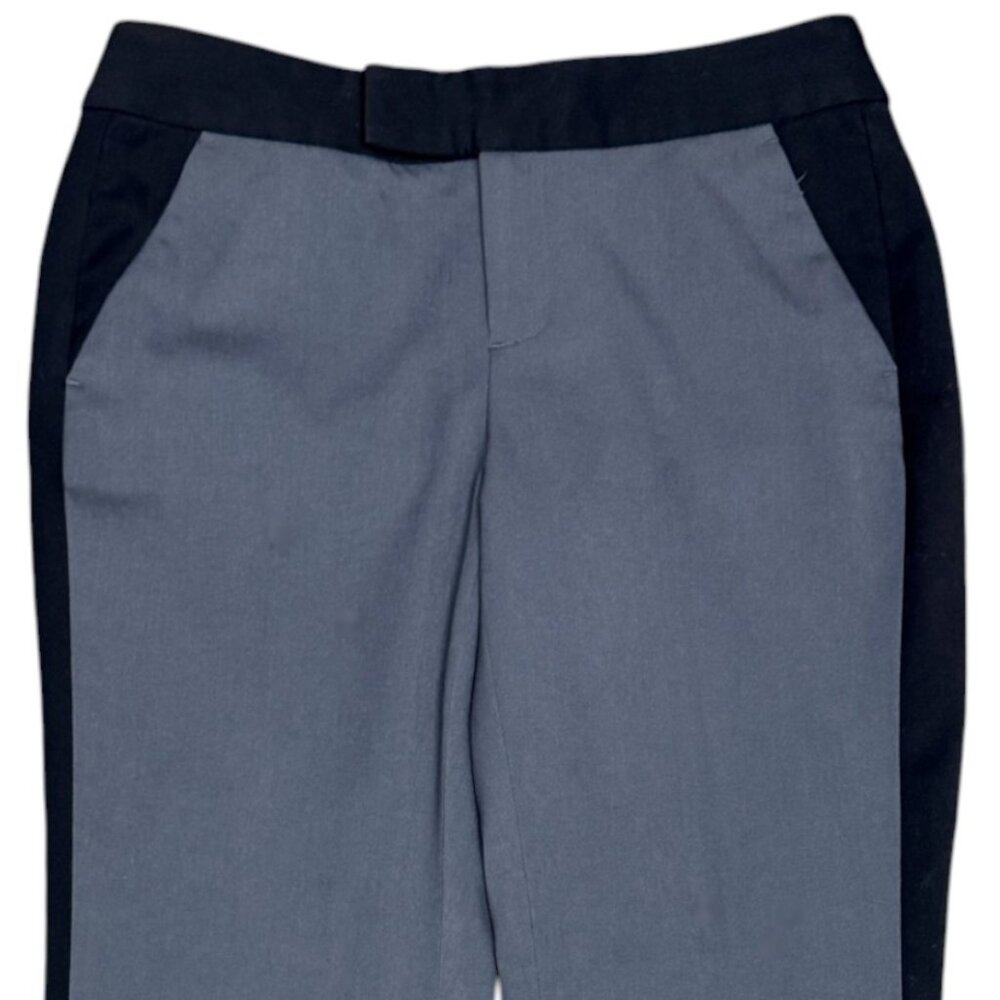 BANANA REPUBLIC Women's EUC Martin Fit Tuxedo Stripe Lined Trousers | Size 2 - Picture 4 of 10